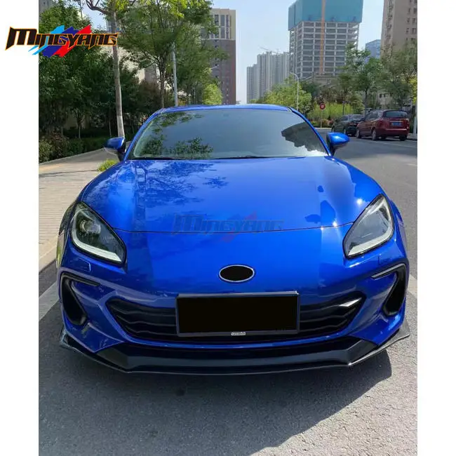 Upgrade Kit Accessories STI Carbon Fiber Front Lip Fender Trim Side Skirt Wrap Angle For 2022 Subaru BRZ
