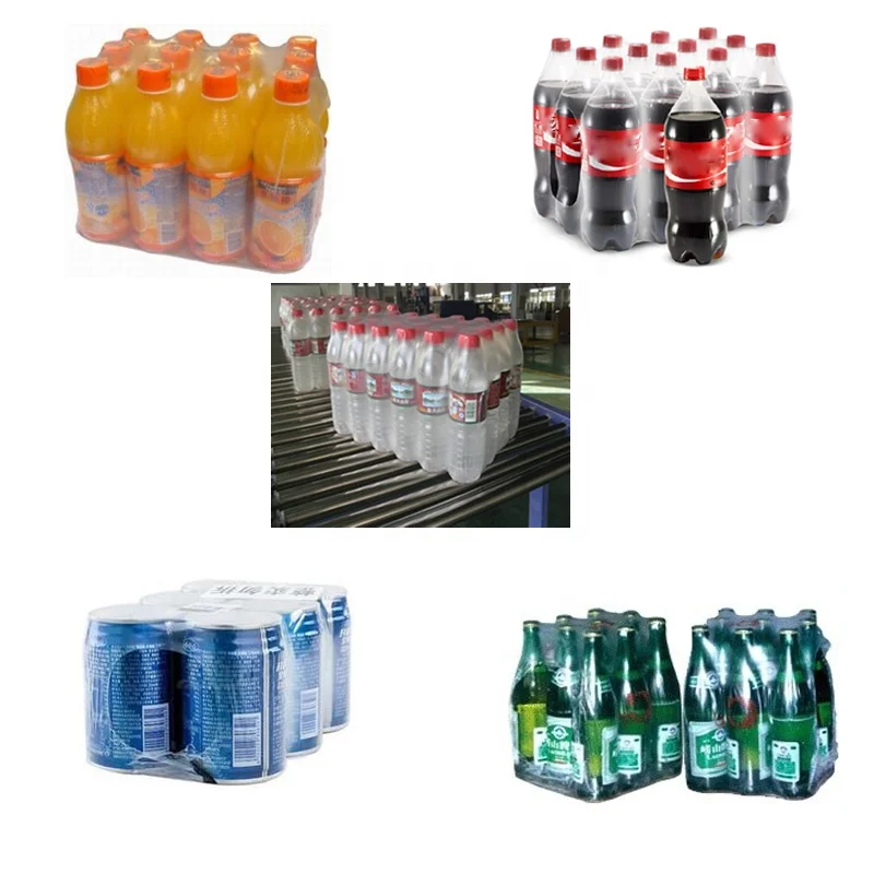 
Semi-automatic bottle/can hot shrink film wrapping packing machine/wrapper/packer 