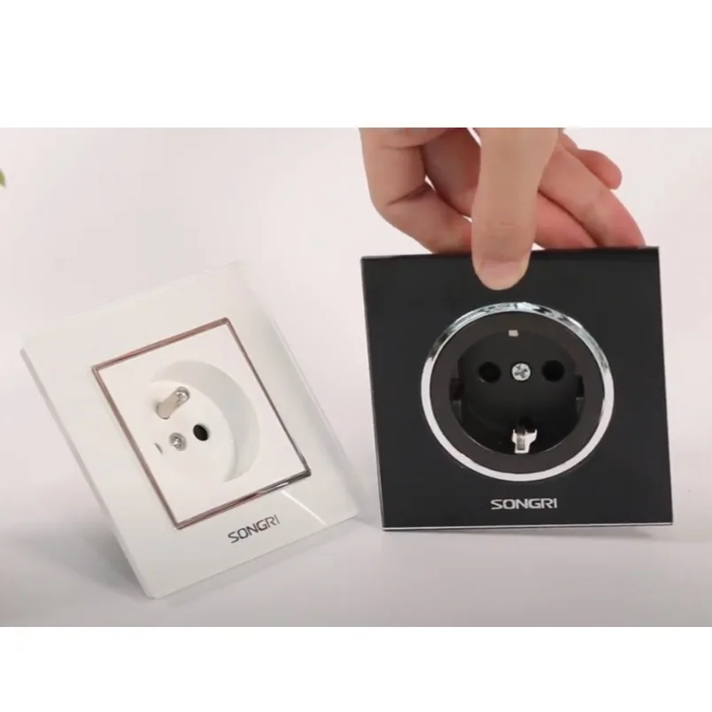 switchers eu sockets,electronics appliances Russian wall switches, German 250V 10A 16A electrical switches sockets