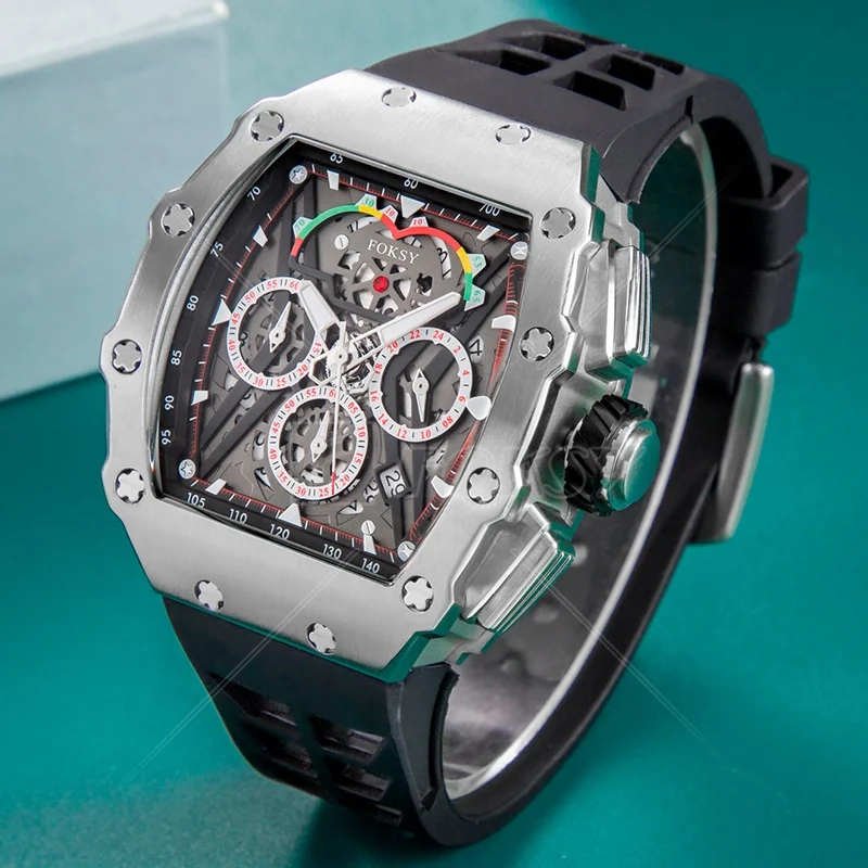 luxury watch manufacturer customized designer stainless steel waterproof montre homme chronograph quartz watch for men