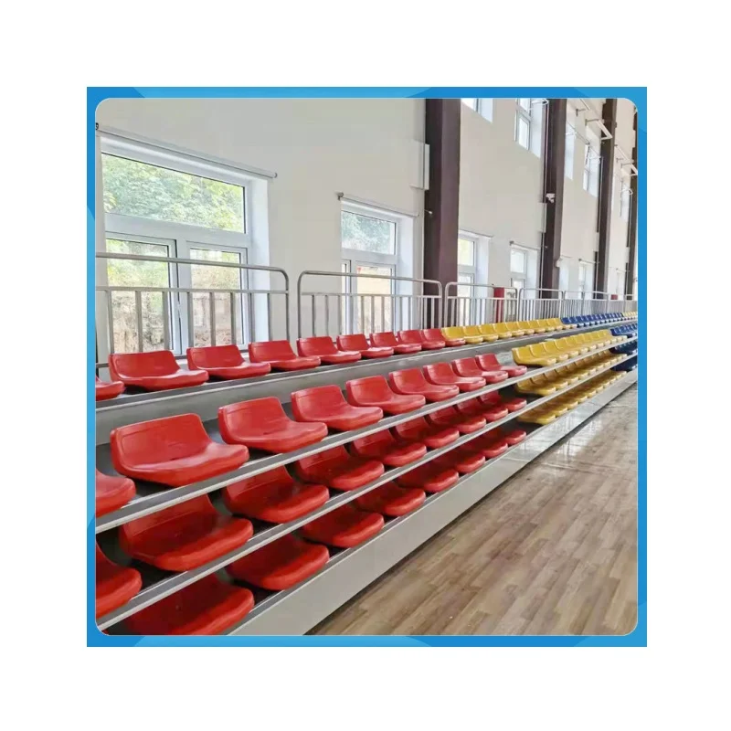 Best Price Low Backrest  Telescopic Bleachers Stadium Seats