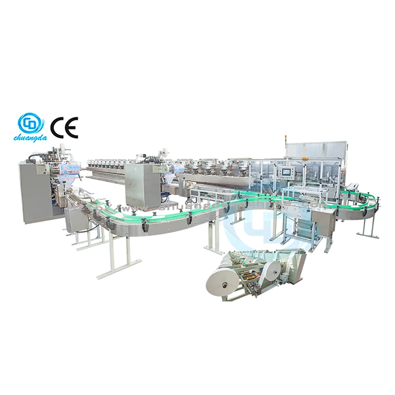 Полностью автоматическая влажная машина протрите (2 упаковочная машина)