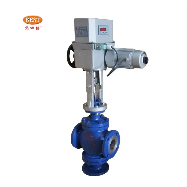 Valve Supplier T24 Electronic Electric 3 Way Diffluence T28 Electronic Electric Confluence 3 Way Proportional control valve
