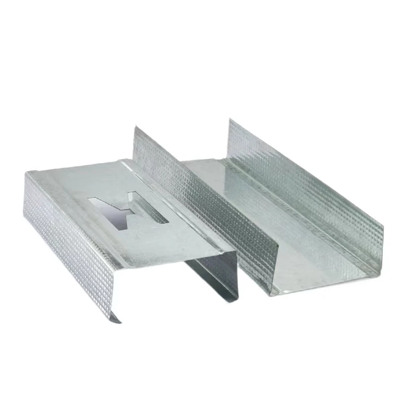 In stock drywall metal track stud 50 and 70 galvanized metal framing studs