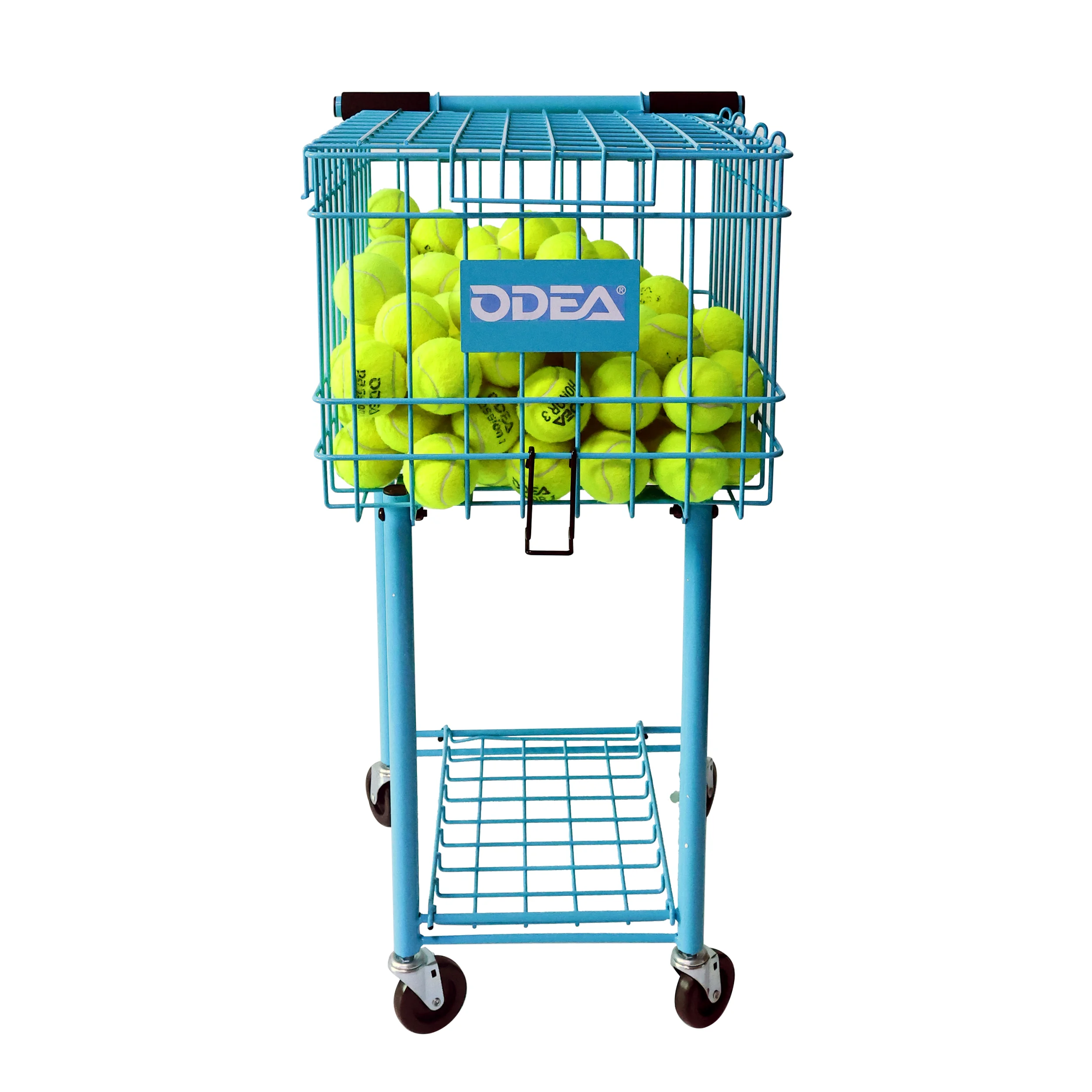 ODEA Factory ODM/OEM Portable tennis cart basket for tennis ball cart large storage capacity holds 240 tennis balls