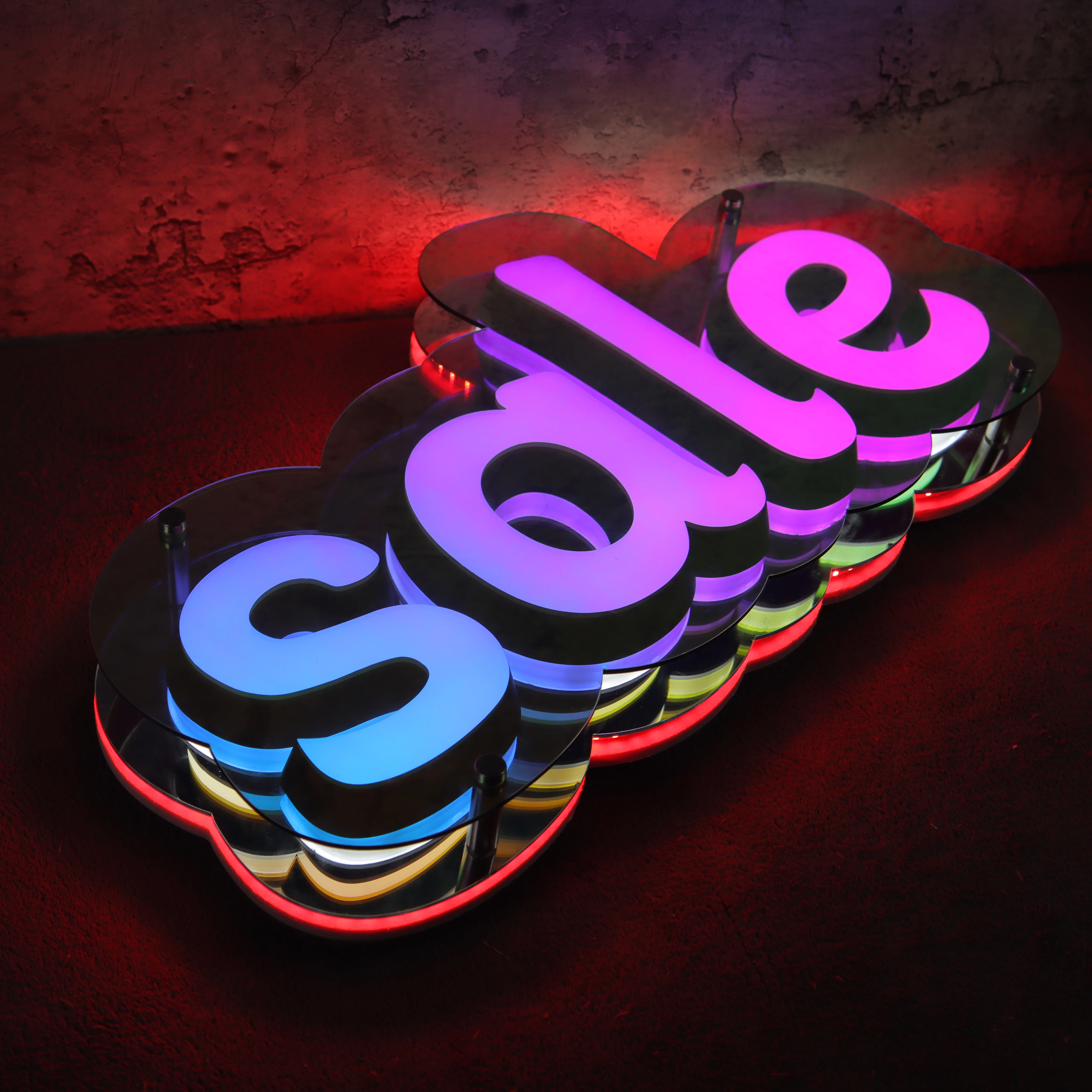 Best Battery Powered Flex 24 Hours Open Lettering Sign Led Neon Open Signs