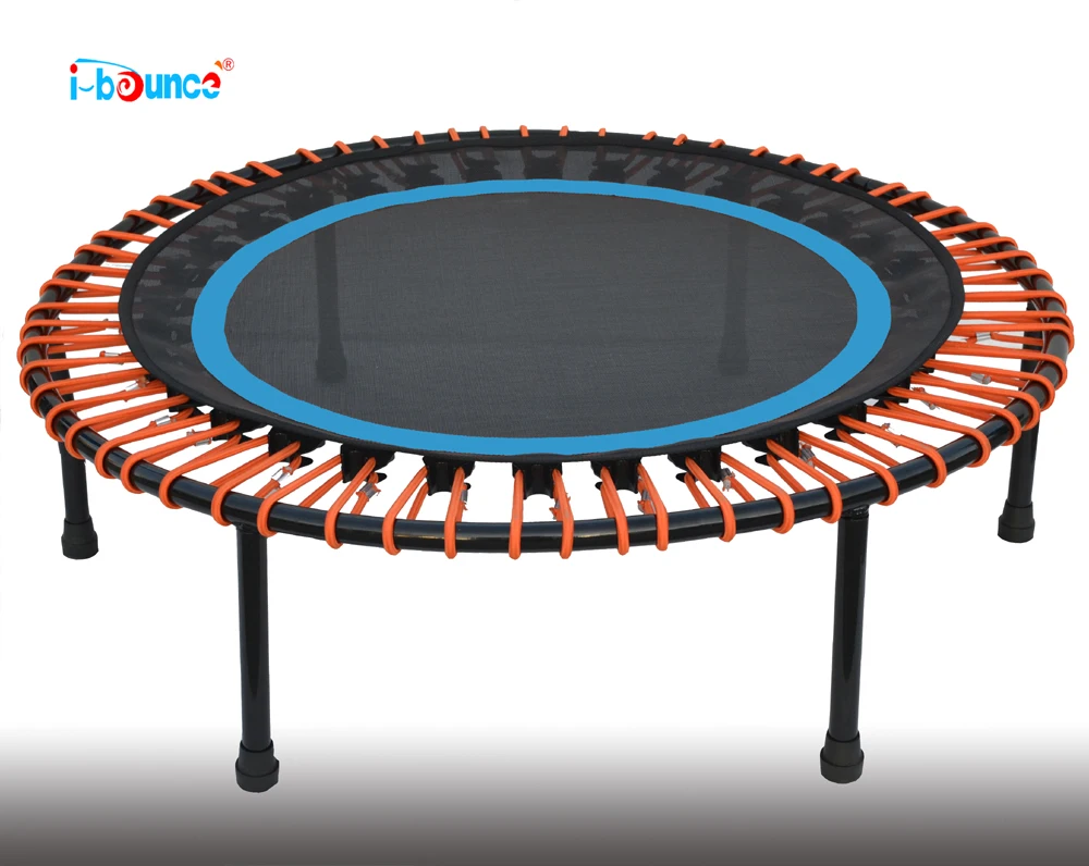 Mini Trampoline 40inch Fitness Rebounder for Adults Indoor  Workout bungee rope suspension quiet soft jumping