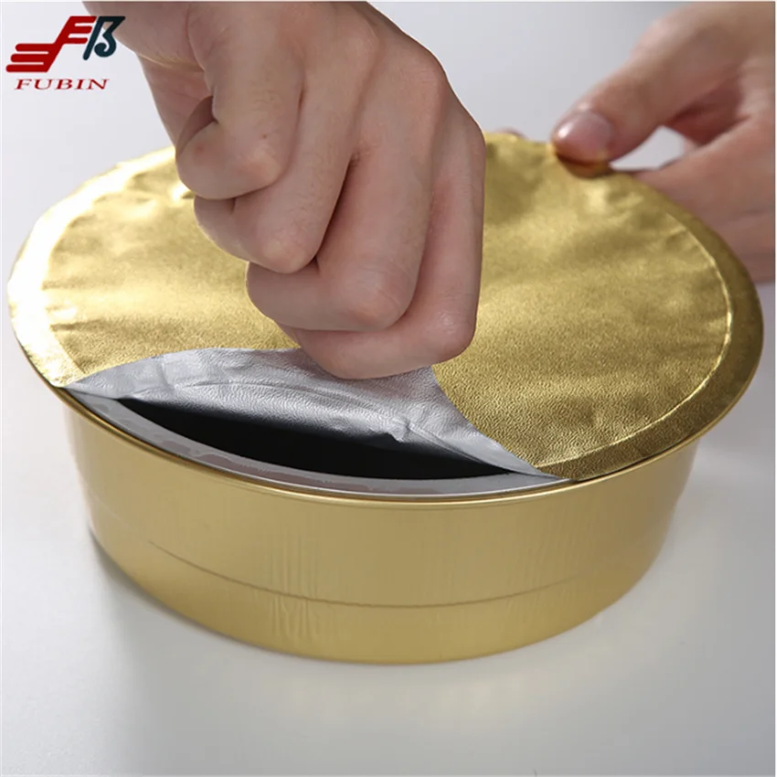 Aluminum Foil Gold Crayfish Disposable Container With Lids Colored Aluminum Foil Bowl For Restaurant
