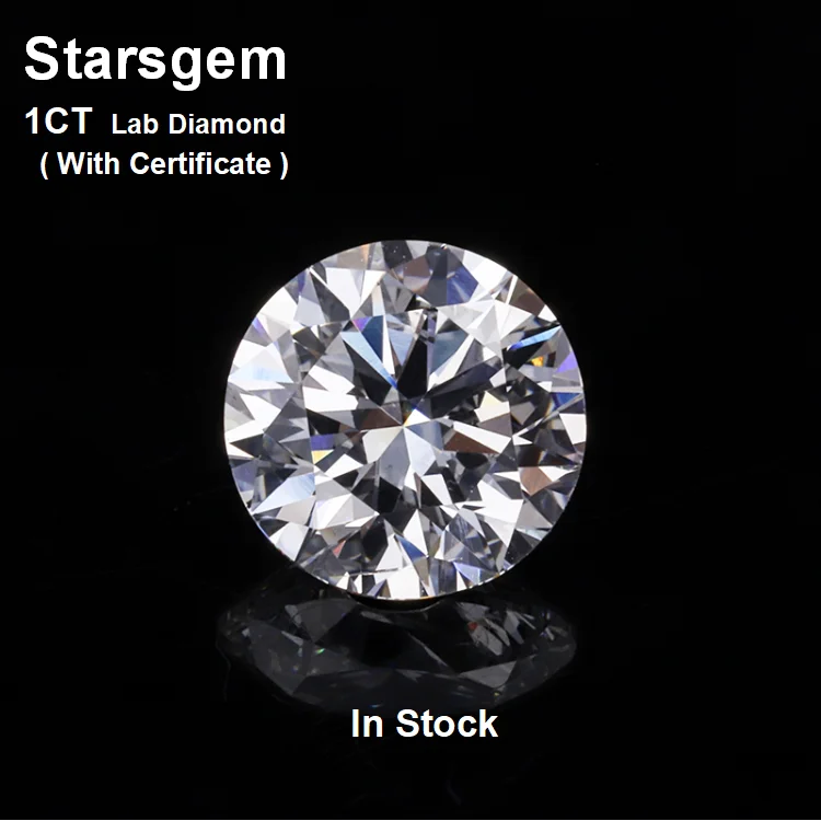 WuZhou Starsgem VG IGI D SI2 1CT 1 CT 1 Carat Loose Lab Diamond