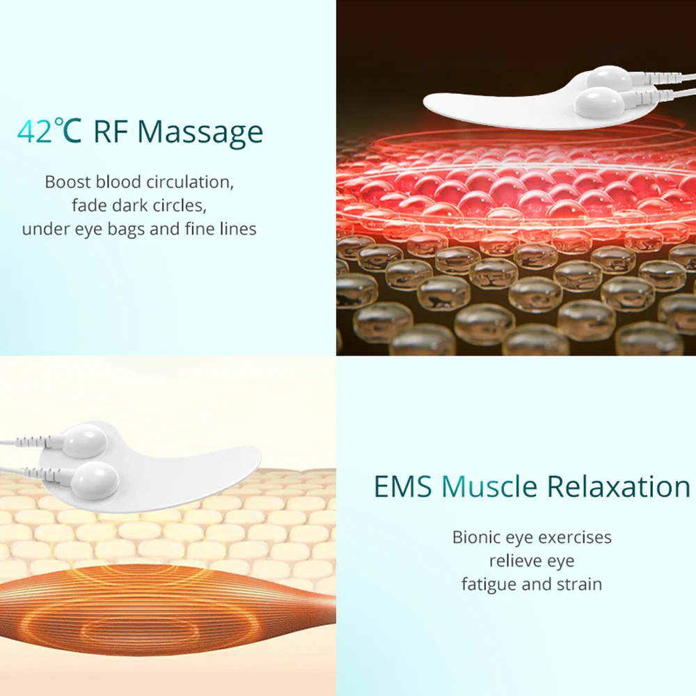 2021 Dropshipping Electric Mini Eye Care Wireless Beauty Device Heated EMS RF Smart Vibrator Eye Massager With Heat Hydrogel .jpg