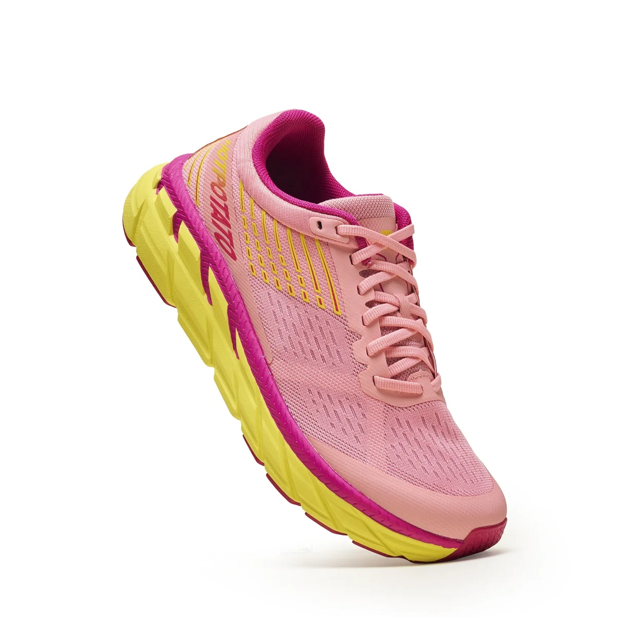 Most Cushioned Running Shoes for Women New Design Marathon Training Sneakers R16 pink