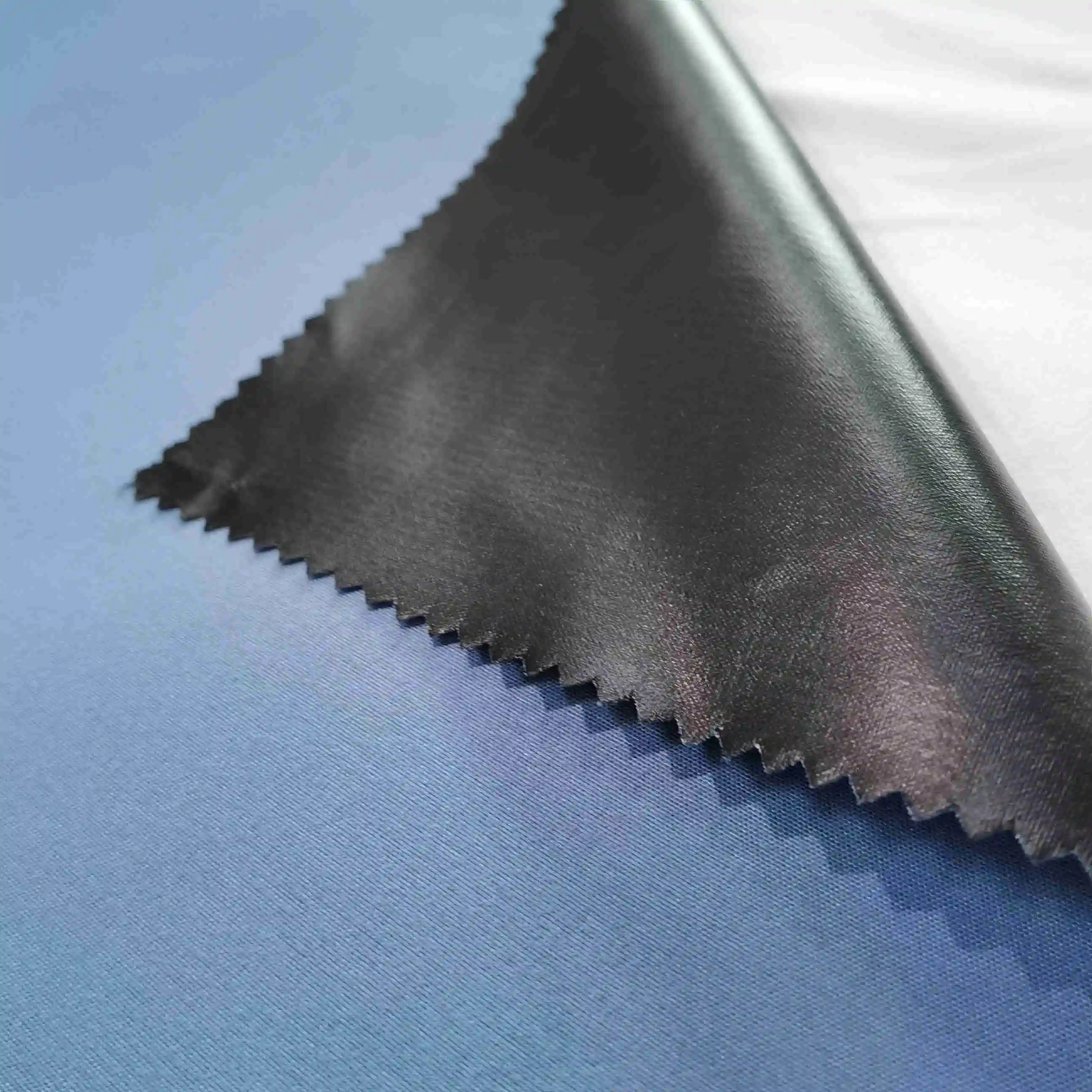 Hot sale Cheap Manufacture coating single side microfiber 100% Polyester blackout Curtain Fabric