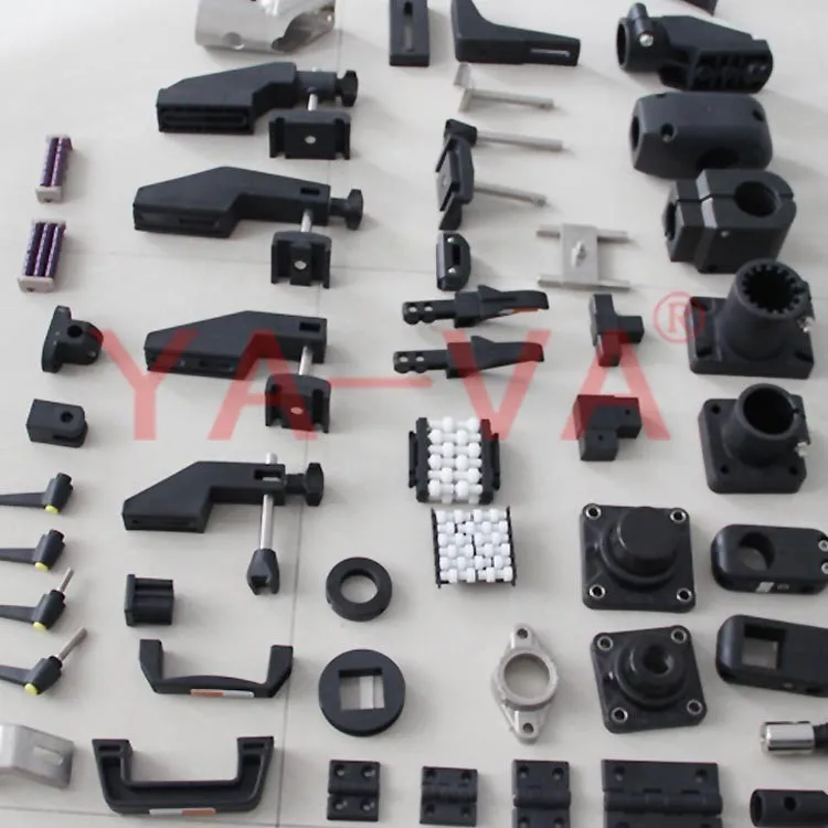 Conveyor spare parts adjustable guide rail bracket cross clamps plastic conveying line components