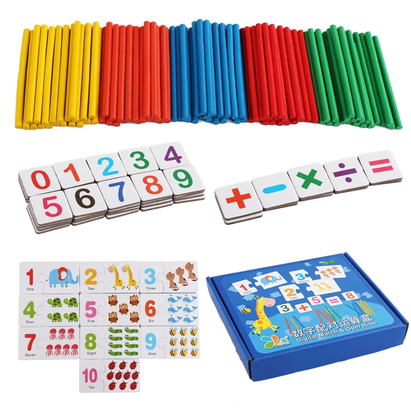 Educational mathematics enlightenment teaching aid sets kids math set