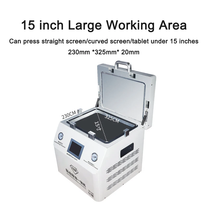 2021 New High Quality 2 in 1 TBK OCA Vacuum Laminating Machine, Defoaming Bubble Removing Machine