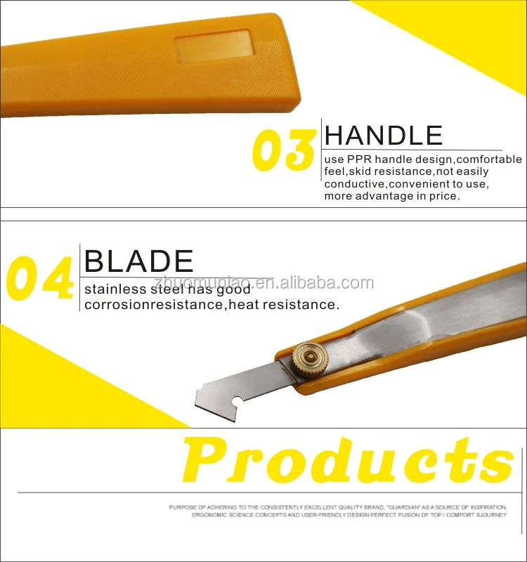 Plastic abs handle sheet perspex plexiglass cutter hook blade acrylic cutting tool utility knife
