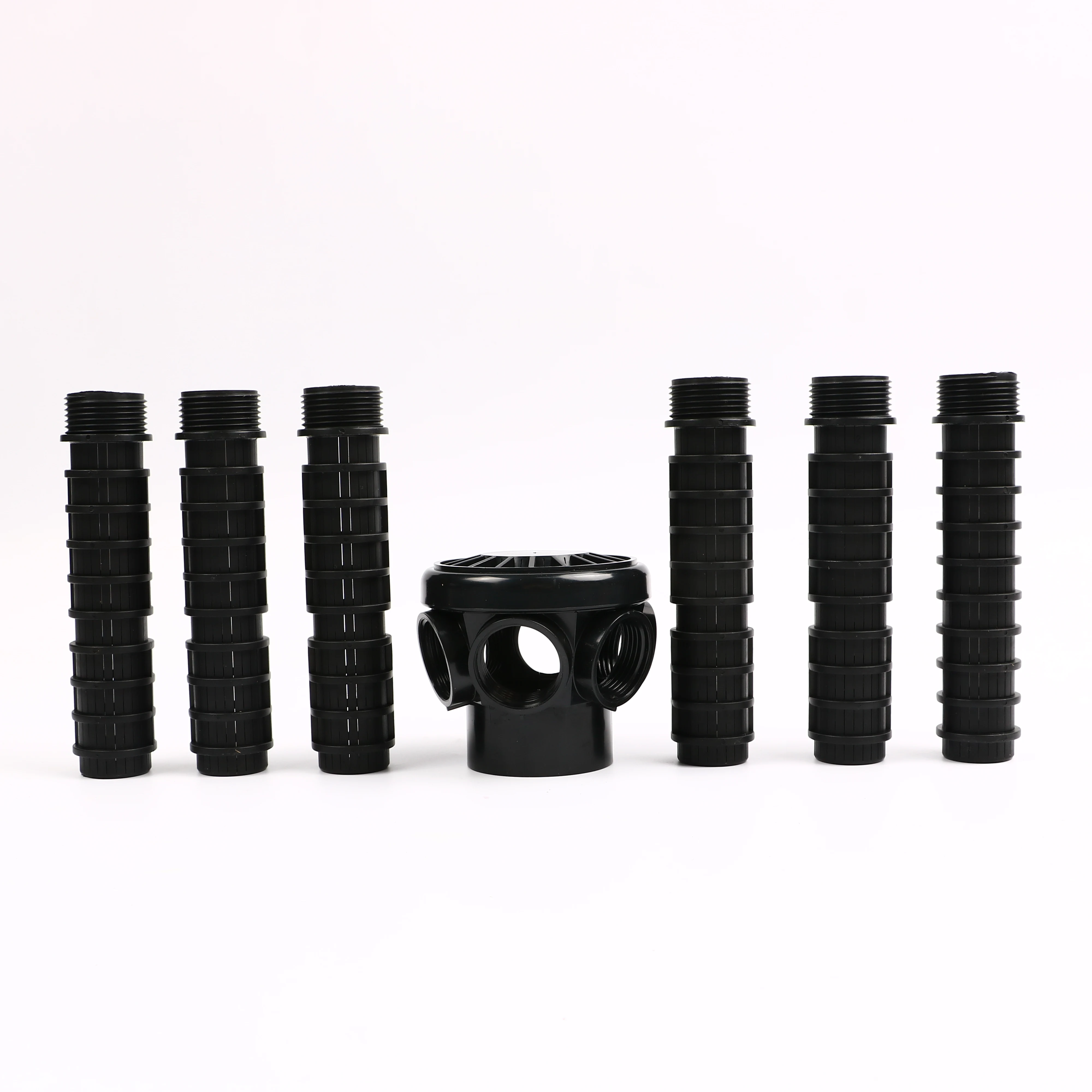Feilite Black FU6370 6 боковой водяной распределитель для фильтра или сетчатого фильтра