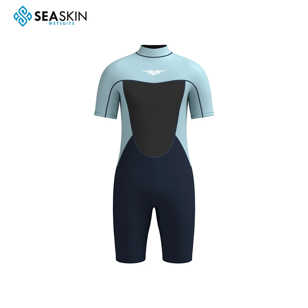 Seaskin Customized High Quality 3mm 5mm Man Neoprene Fabric shorty Diving Suit Wet Suit Wetsuit