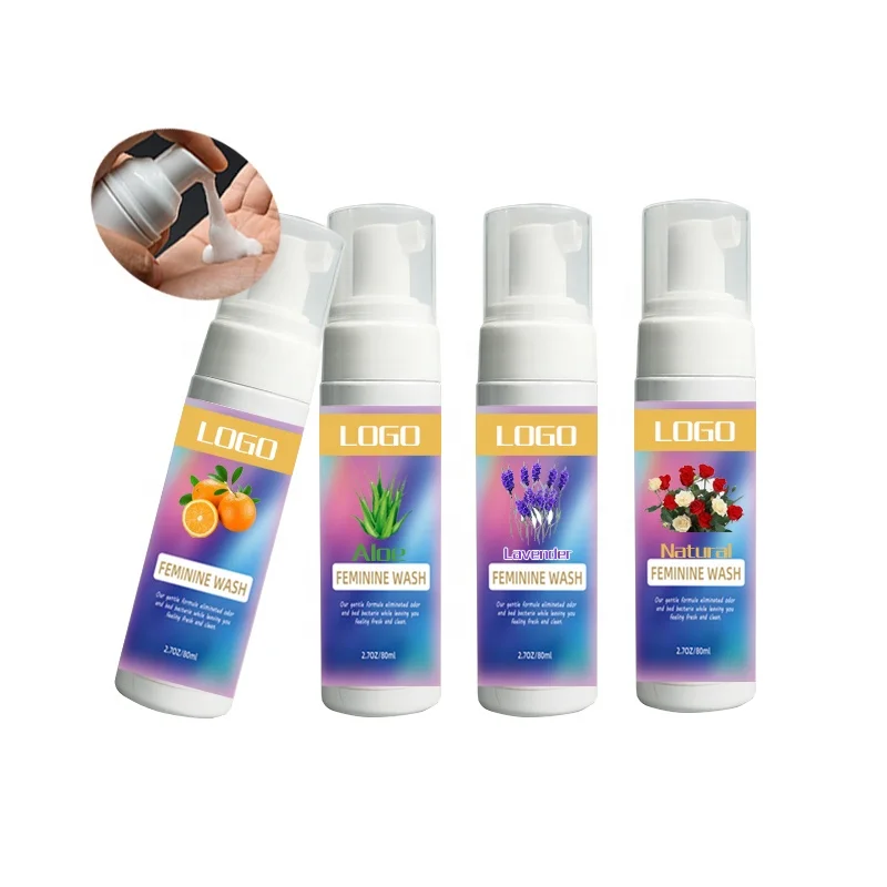 
100% Natural vagina clean pH Balance Skin Soothing Foam Feminine Intimate Yoni Wash 