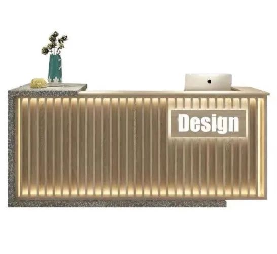 Алюминиевая рама стеклянная панель стандартного размера l-образный стол стойка для салона б/у белая современная офисная