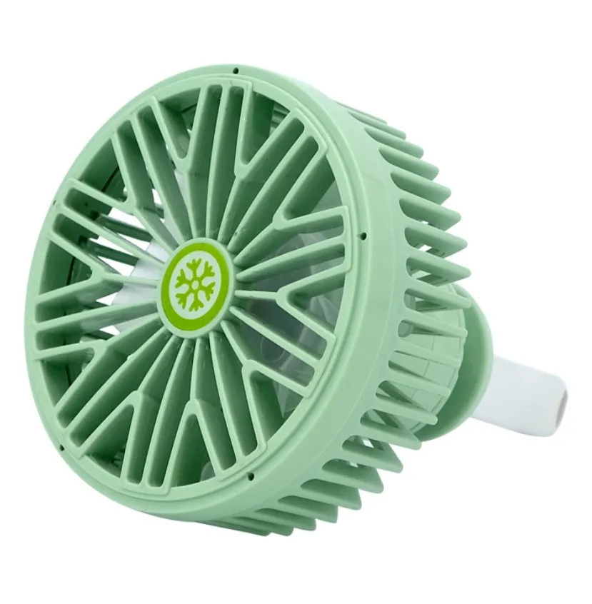 
Macaroon Mini USB Car Cooling Fan 360 Degree Rotation 3 Wind Speed Colorful Breathing Light Air Vent Clip 