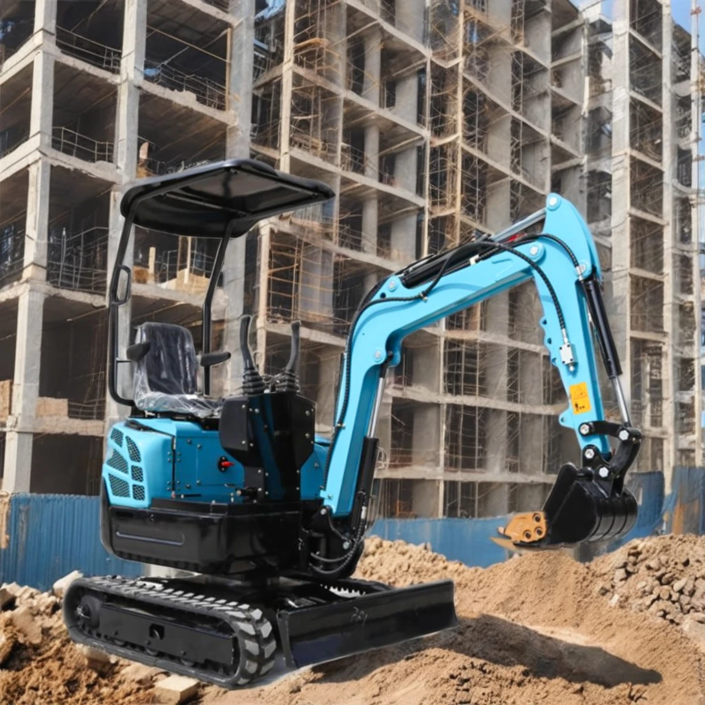 Compact Beast: High-Performance 1.0T Mini Excavator - Designed for Maximum Efficiency
