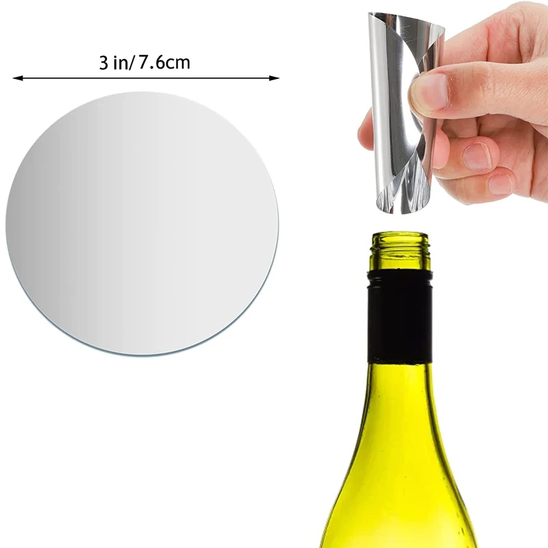 Best Seller Personalized Foil Wine Pourer Disc Drip Stop Pourers Dropstop Printing Disc
