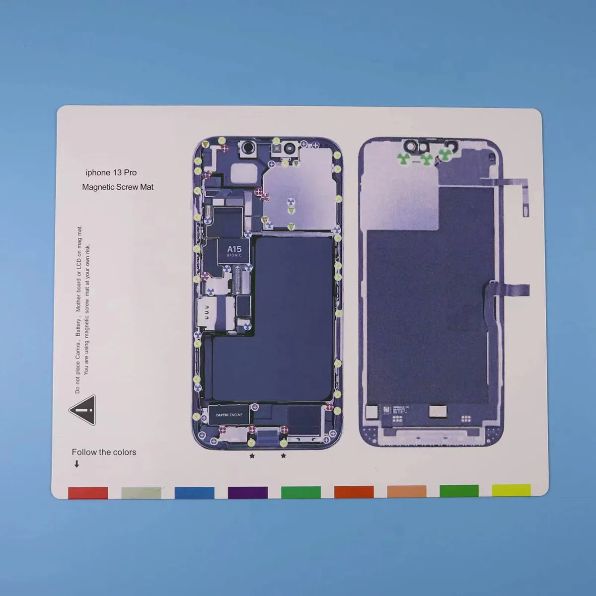 Новая модель профессиональный Магнитный винтовой коврик для iphone 12 13
