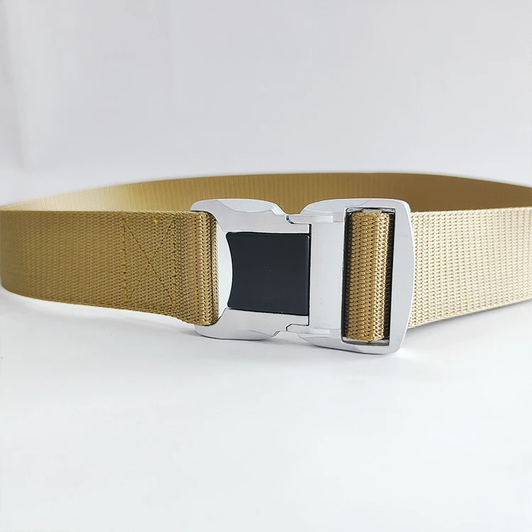 HANJUN Wholesale High Quality Male Quick Release Buckle Nylon Webbing Belt Tactical