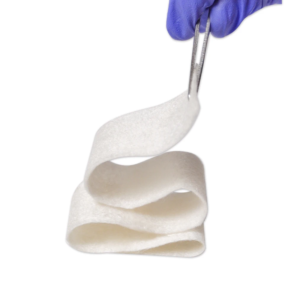 Calcium Alginate Wound Dressing, 4' x 4' Patches, Sterile Pads, Soft and Highly Absorbent Dressing Gauze, Non-Stick Padding