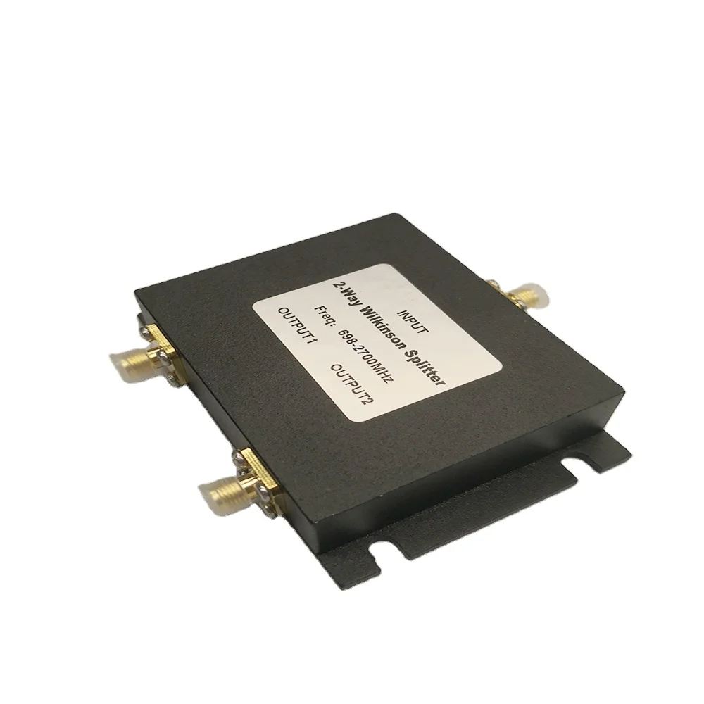 NST  2Way Wilkinson Power Splitter Telecommunications Helium LoRa 868MHz 915Mhz 5g Antenna Splitter High Isolation SMA Connector