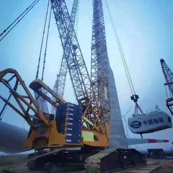 Used condition zoomlion FUWA XUGON XGC650  QUY50A QUY50 QUY50II SCC500 50t 650T Crawler Crane in china cheap xugon 650t crane