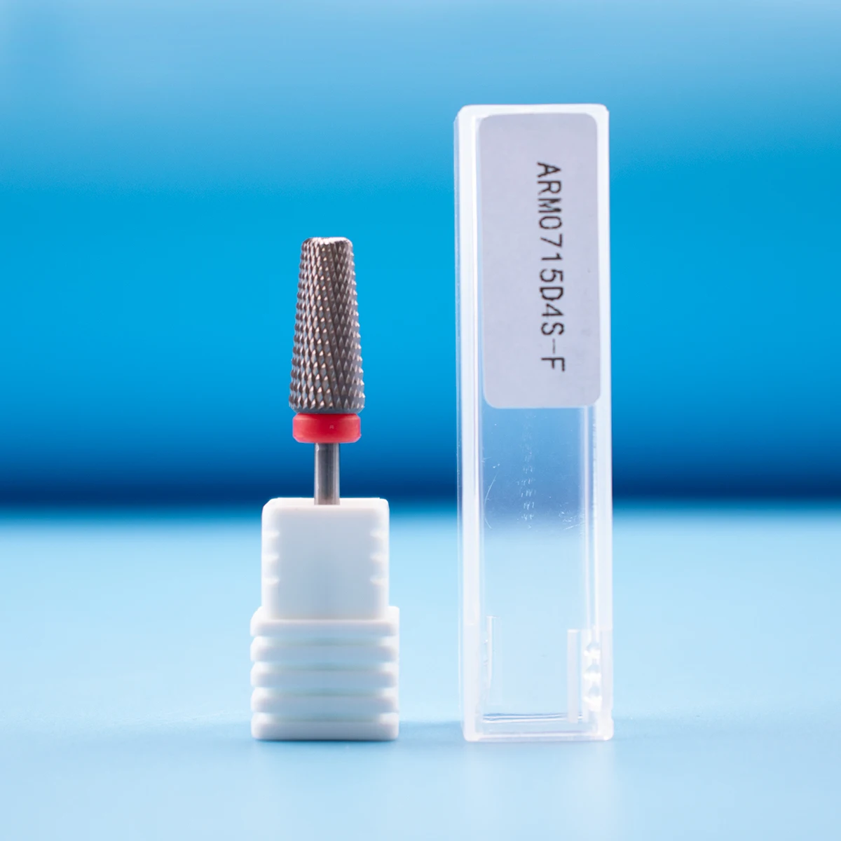 Misbeauty High quality Rose Gold Coating Tungsten Carbide Nail Drill Bits Carbide nail Drill Bits with Prevent dust from flying