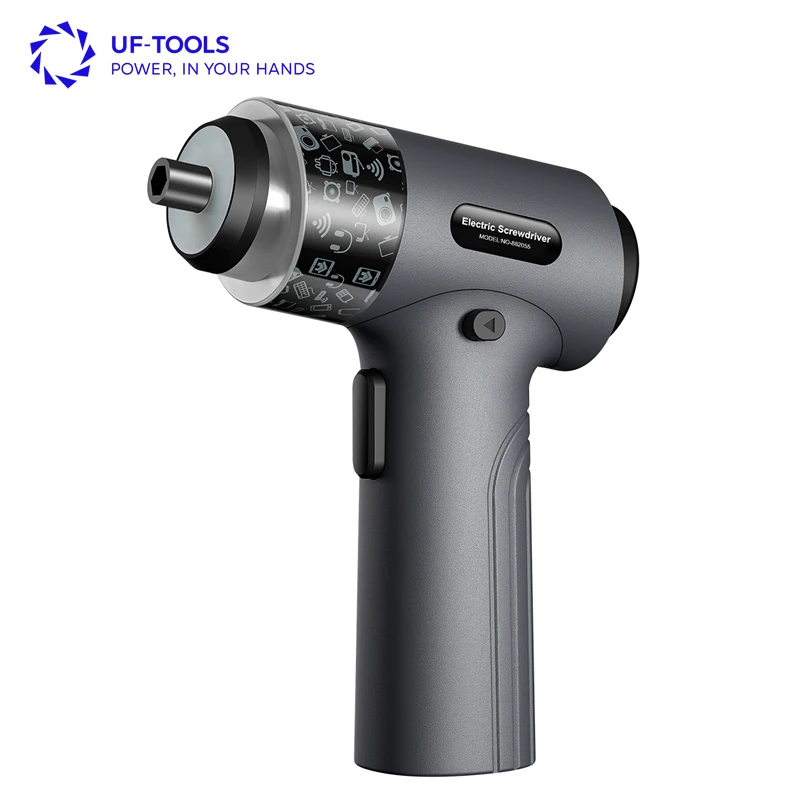 UF-TOOLS 2500ml Digital Display Electric Screwdriver Set LED Light Electric Lithium Battery Screw Driver Electrical Tool Kits