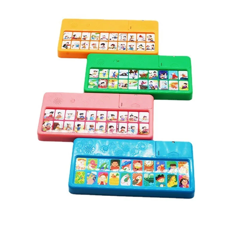 Popular Customized 20 Buttons Coloring Story Audio Book For Kids Montessort Busy Board Enlighten Busy Book