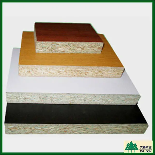 16mm laminated hmr particle board melamine moistureproof chipboard for home furniture