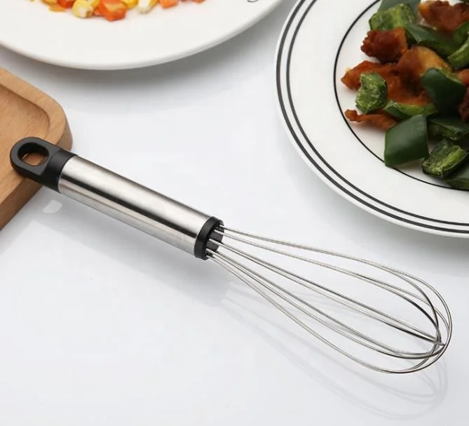 xnmaysun Hot Sales Stainless Steel Handle Hand Whisk Whip Eggs Small Whisk Stick Household Baking Tool
