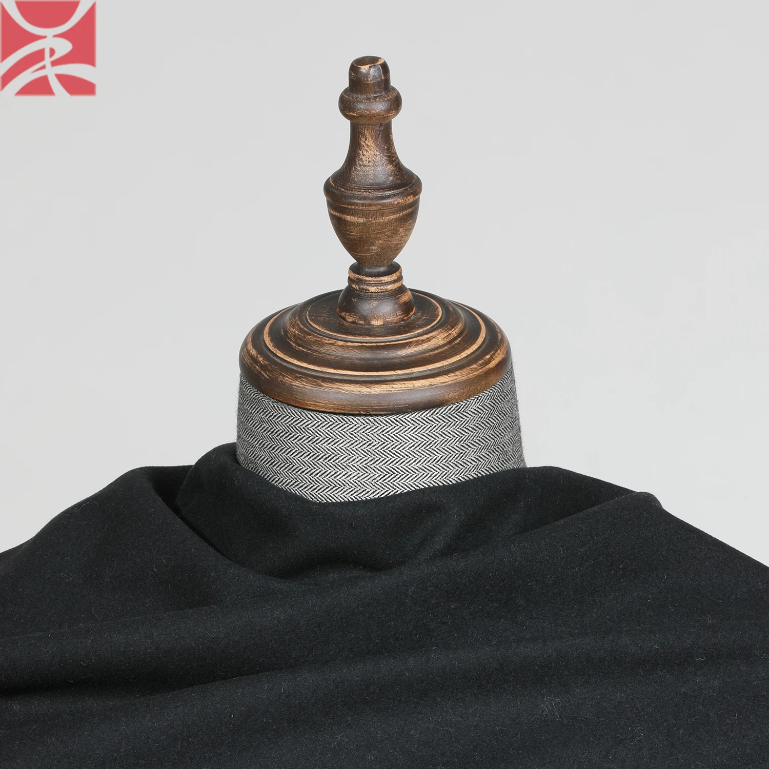 Special Customized wool/polyester melton woolen woven plain fabric for winter overcoat