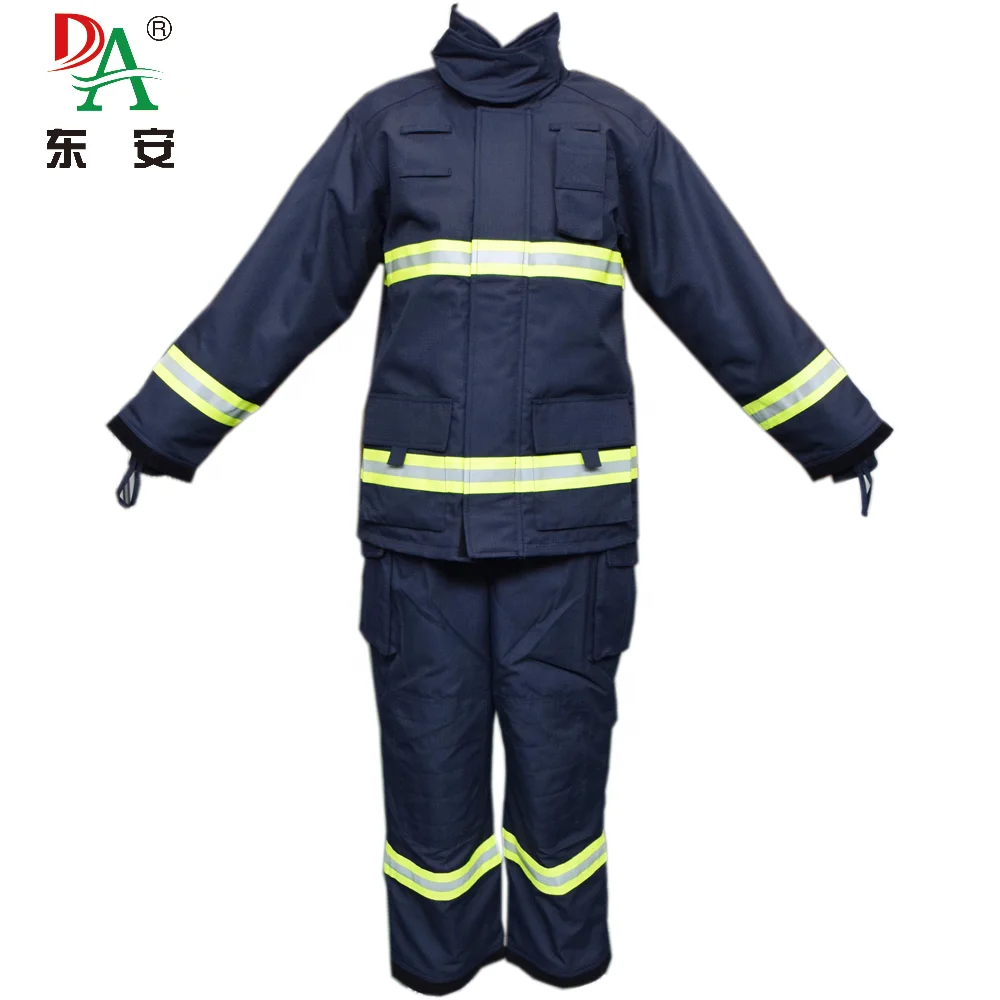 2023 New Design fire fighting Certificated Nomex 4 layers Fireman suit