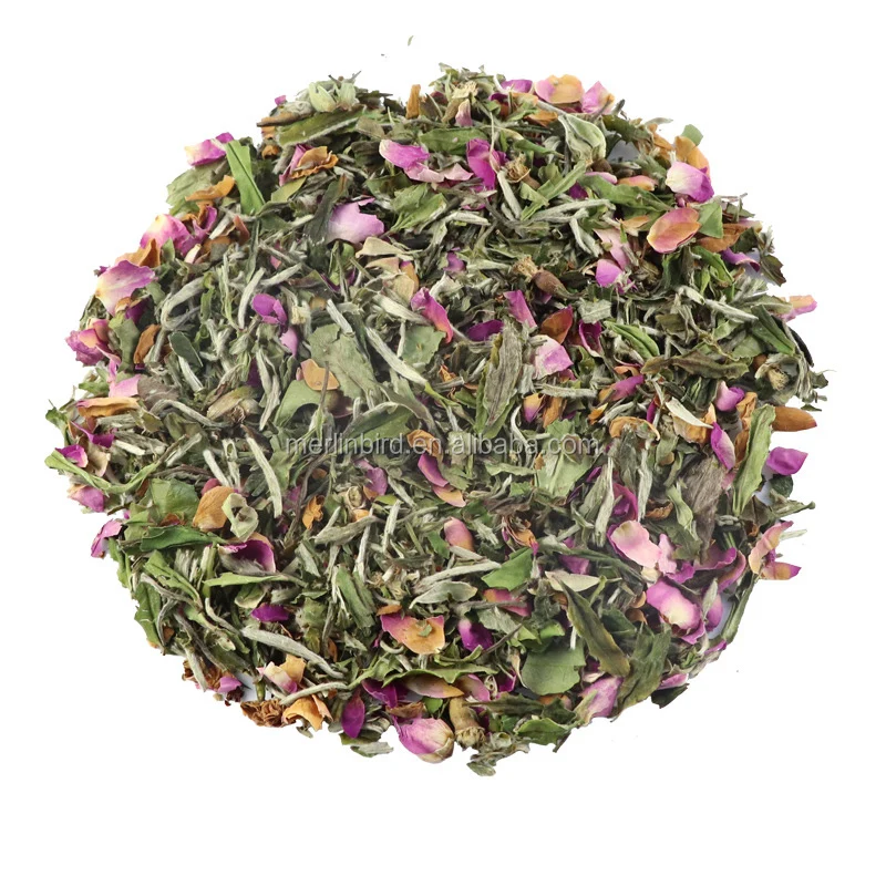 Японский сакура белый чай с камелией сушеные цветы листья вишневый