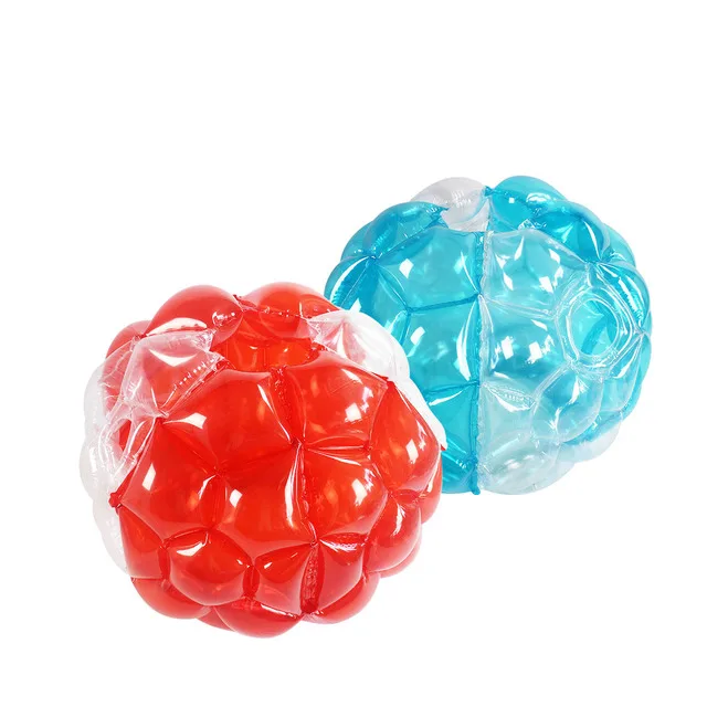 Bule PVC inflatable roller ball for grass rolling ball inflatable mega giga ball toy
