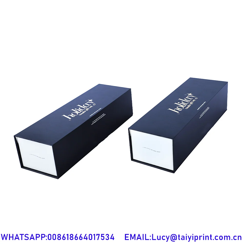 Customized Taper Tealight Candle Packaging Box For Business Candle Jar Box Packaging