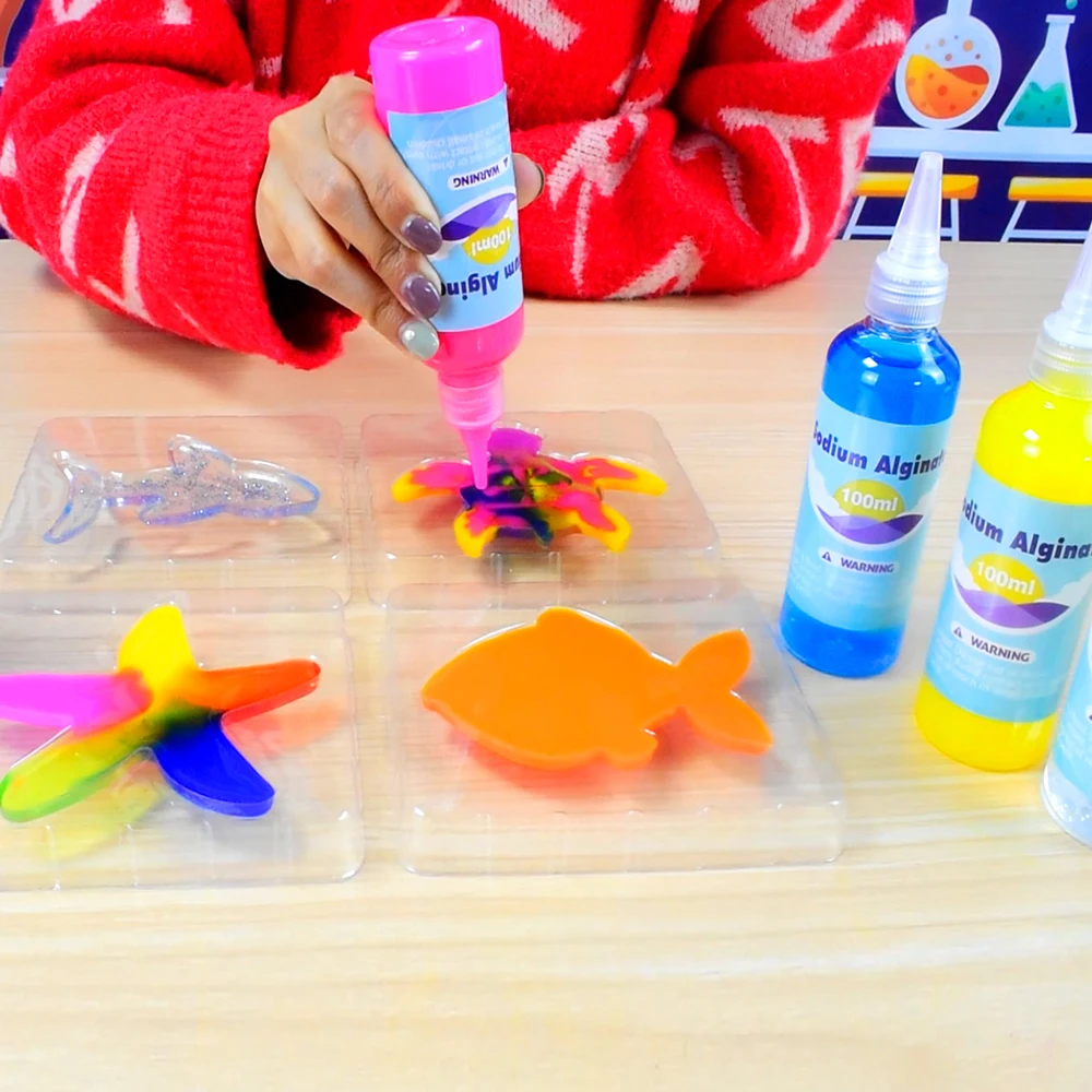 Aqua Magic Gel Creates Unique Soft Figures with 3D Magic Gel Unique Arts & Crafts for Kids Playing