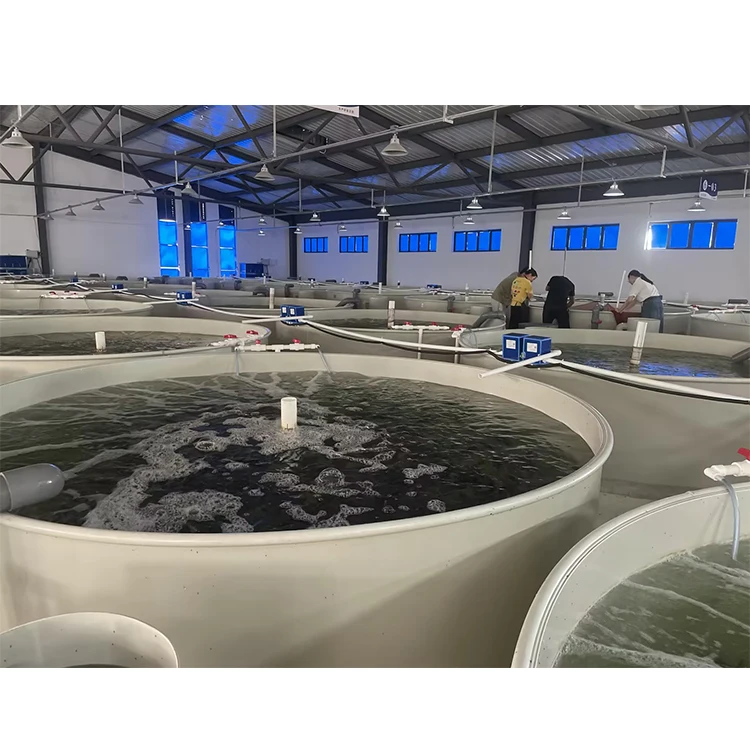 large big plastic circular round fish farm tank industrial large pp plastic aquaculture indoor fish farming water tanks