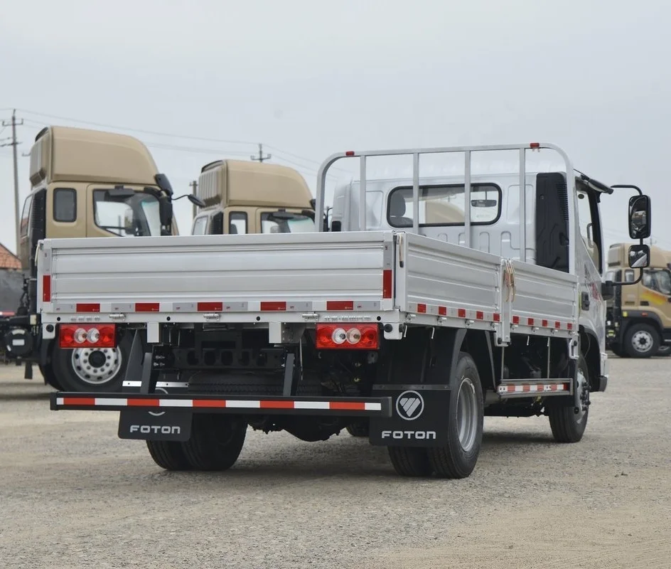 10 Tons Load Capacity Foton Aumark E 4x2 Van Cargo Lorry Trucks with Left Hand Drive Steering Wheel