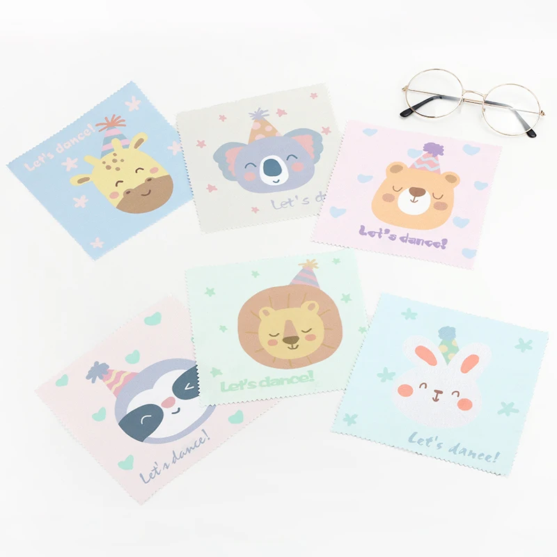 Micro Fiber Custom Printed Microfiber Lens Cleaning Cloth For Eye Glasses
