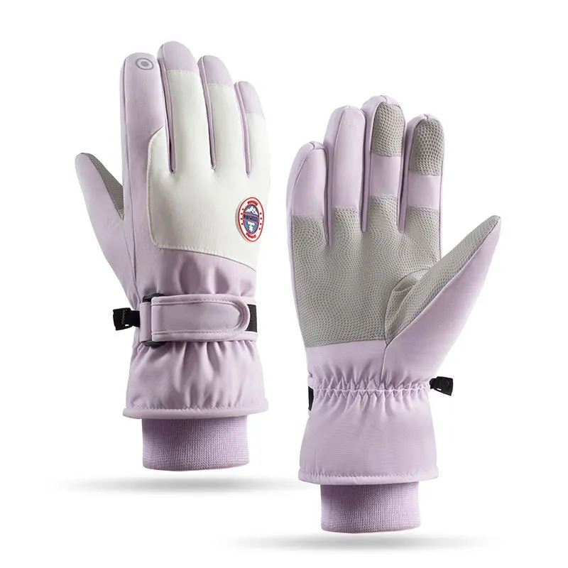 Women Thermal Insulated Snow Gloves Men Waterproof Touchscreen Ski Gloves