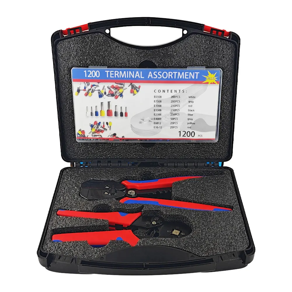 Automatic wire stripper 6-4/6-6 crimping pliers set multi-function wire cutter terminals crimping pliers