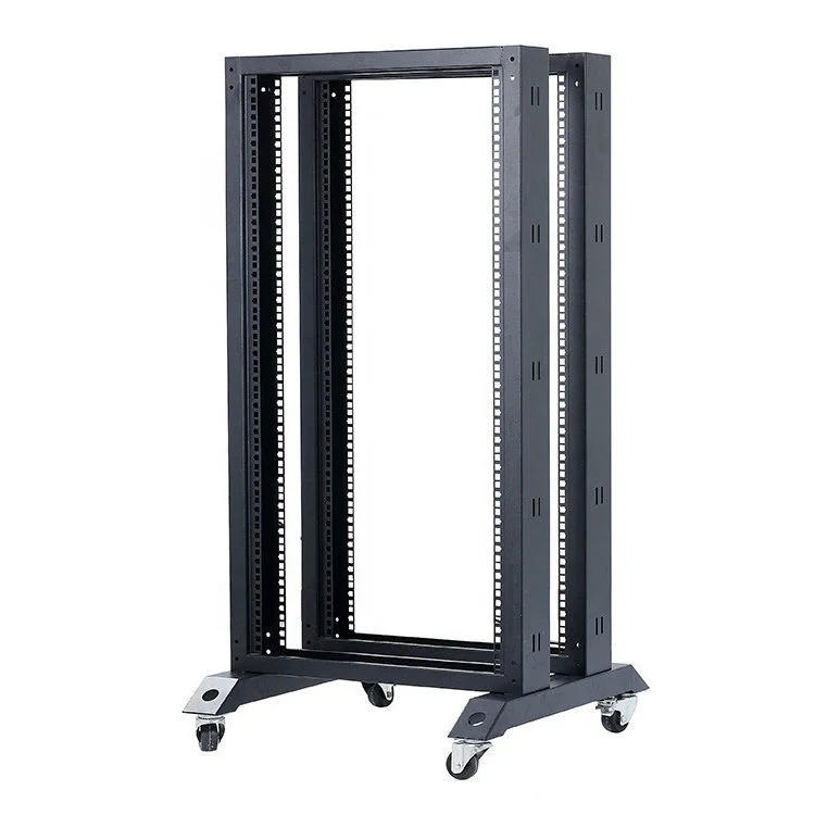 BOLEIN 22U 27U 32U 37U 42U 47U 19 Inch Network Cable Management Frame Adjustable Rack Height Double DDF Open Rack Cabinet