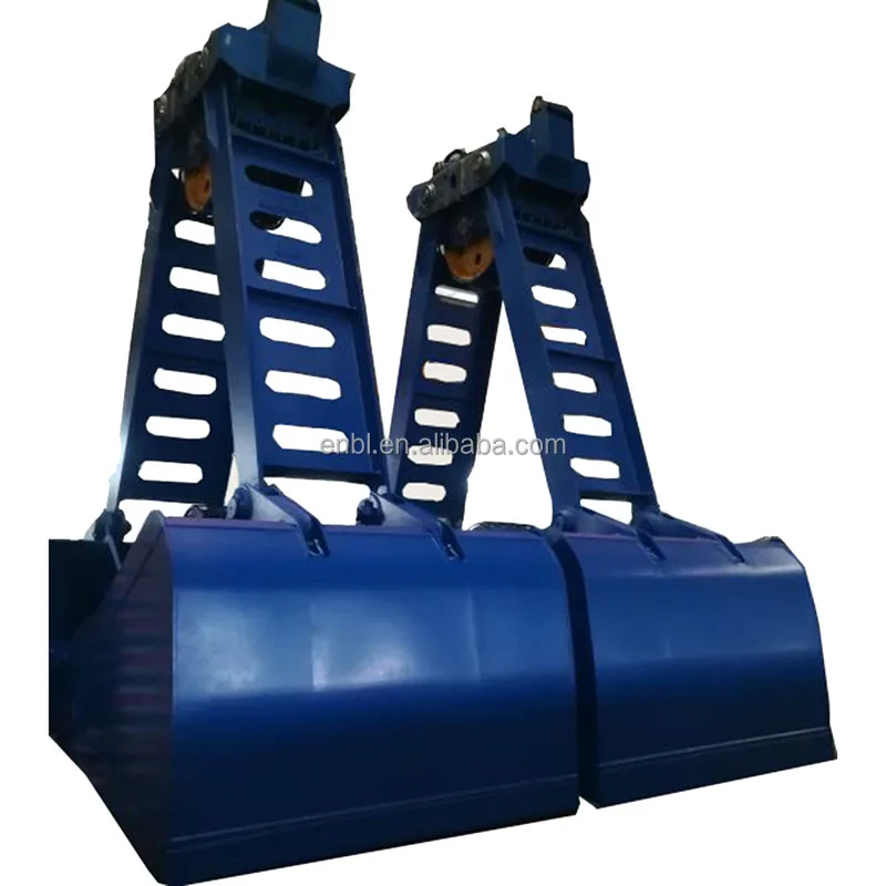 32 ton 4 rope clam shell mechanical crane grab ore mine bulk cargo grapples